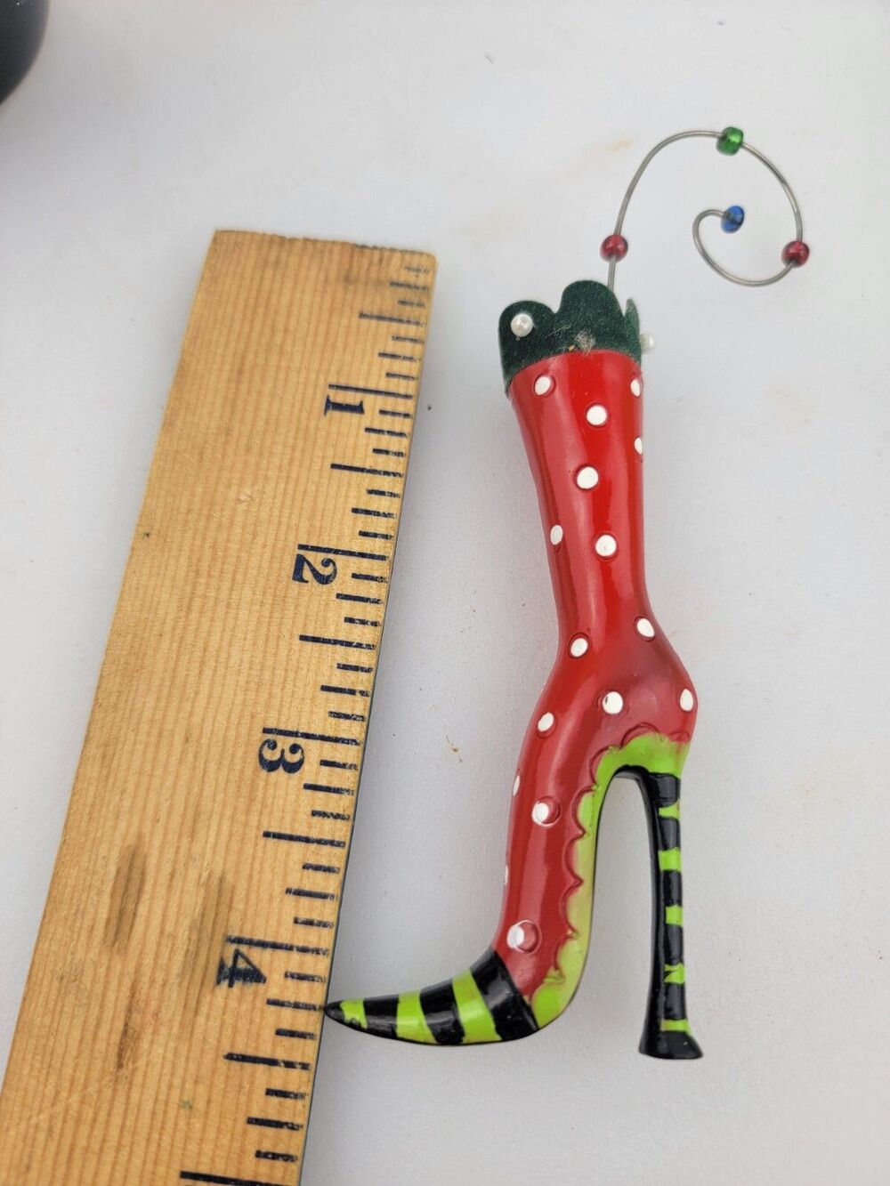 Lollysticks by Kym Bowles, Red High Heel Shoe Ornament - Picture 7 of 7